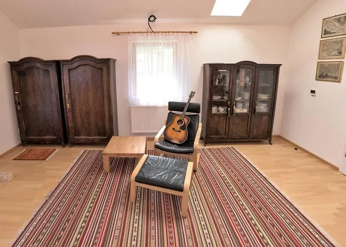 Holzhaeuschen Mit Pool *